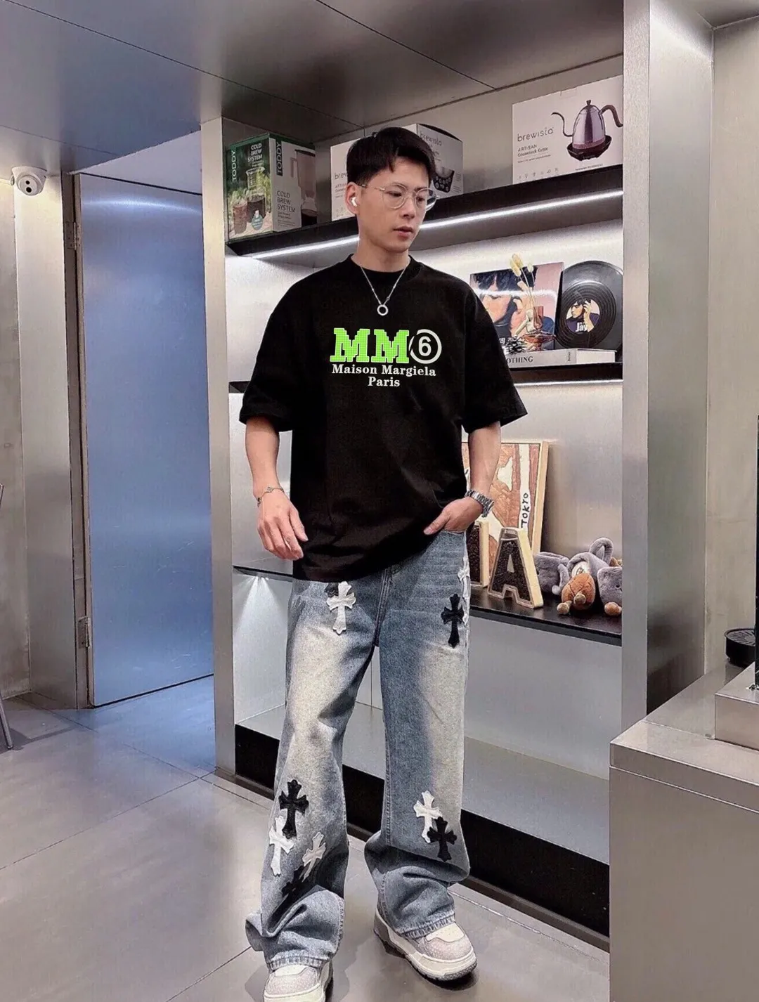 MM 6 Maison Margiela 25SNew Arrival T . Same Style！ Classic . ！ . 280g . ， ， . . ！！！ ：Black.White..Sizes：M-3XL ！（175/145 L）